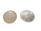 TWO:Silver Rounds: 3/4 oz silver round by TD mint & 1/2 oz Silver  “Poker  Chip”