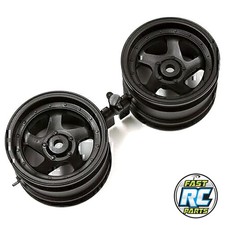 Kyosho 5 Spoke Wheel 43mm Black/2 pieces/Optima KYOOTH244BK