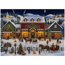Christmas Winter Village 500 Piece Puzzle for Adults