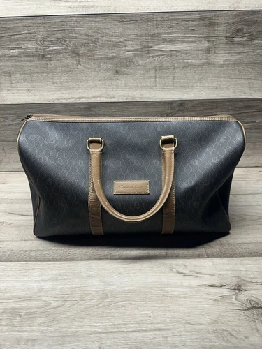 Sac Boston vintage Christian Dior en nid d'abeille