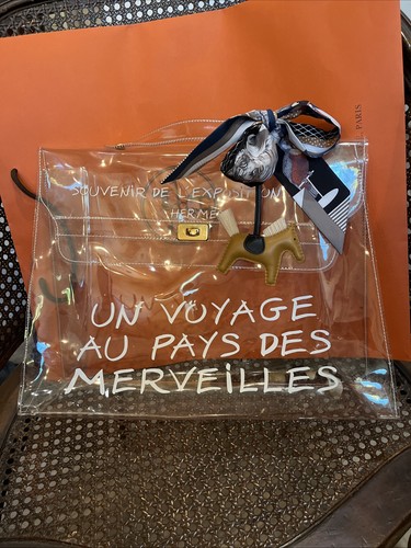 Hermes Kelly 40 Souvenir De L’Exposition 1997 Un Voyage Plastic So Collectible!