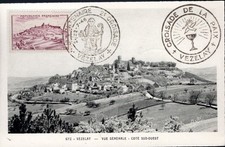 759+ FDC CARTE 1er JOUR     CENTENAIRE  2° CROISSADE   VEZELAY