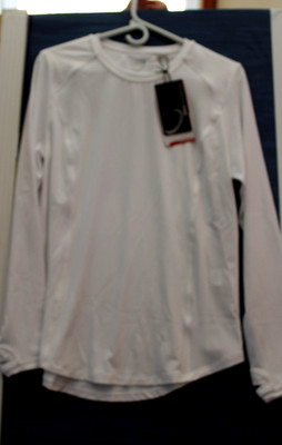 Zero Restriction Shirt Rae White long sleeve thumb holes end of sleeves size L