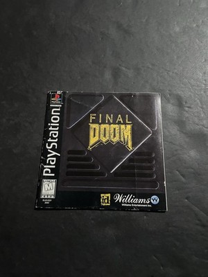 final doom ps1 Manual only with registration card