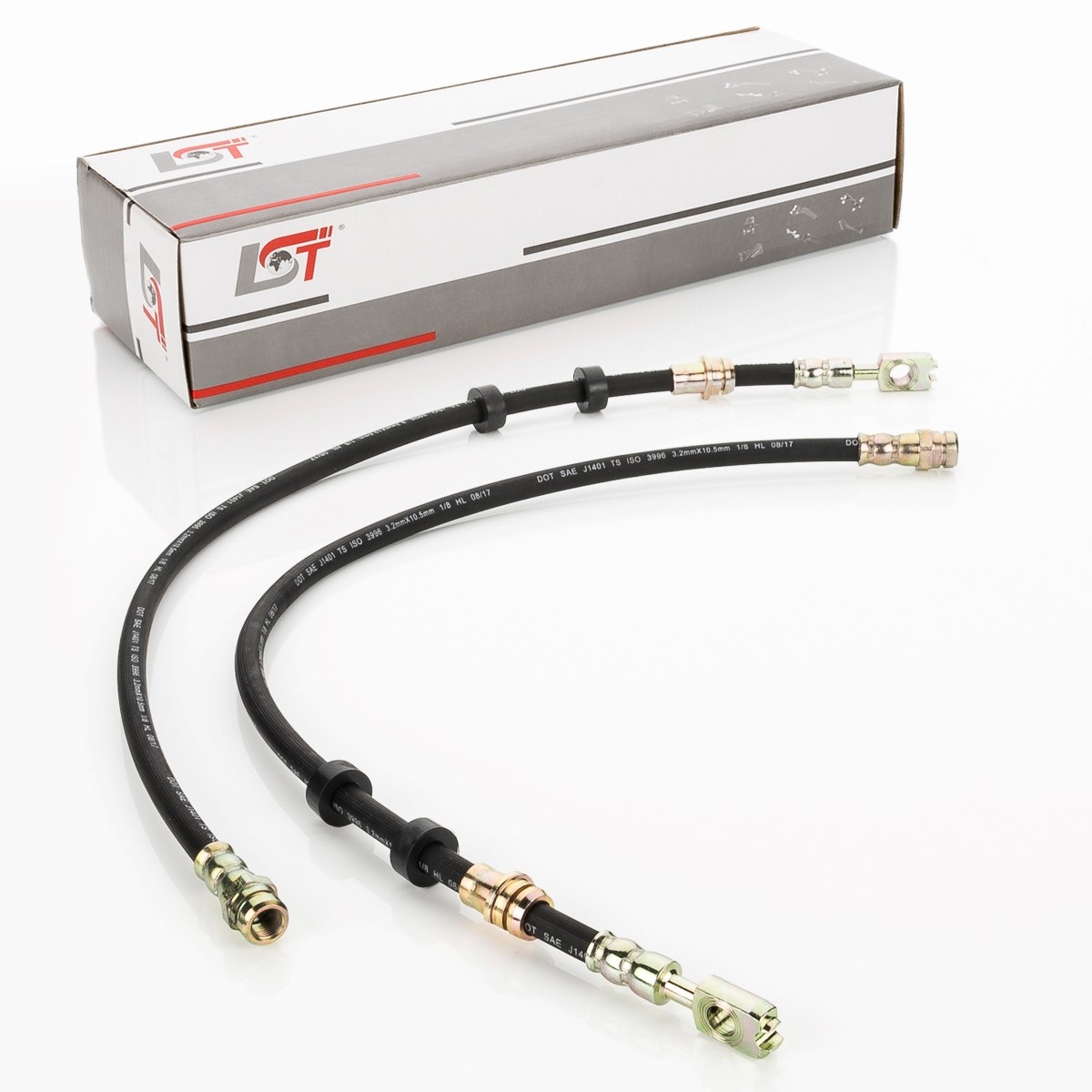 2X Brake Hose Brake Line Front 640 Mm For Audi A3 8V 8Y Q2 Q3 F3 TT FV