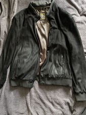 ZILLI Paris Schwarze Wildleder Bomberjacke   ...