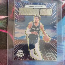 2024-25 Panini Mosaic Victor Wembanyama Thunder Road #8 Basketball Card