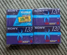 4 VTG Sony P6-120MP 8mm Video Cassette Tapes 120 Min 8 MP Standard Grade