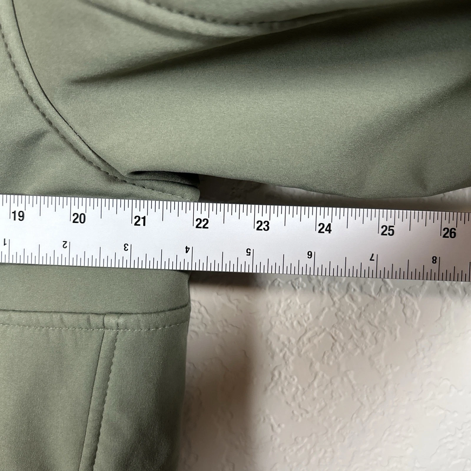 Magellan Outdoors Men's Sz L Polyester Softshell Fleece Lined Olive Green Jacket image 12
