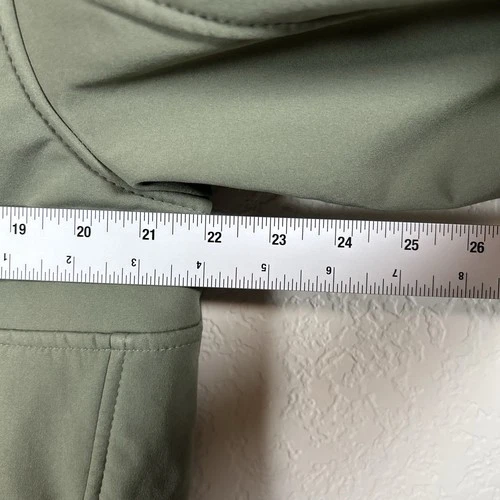 Magellan Outdoors Men's Sz L Polyester Softshell Fleece Lined Olive Green Jacket image 12
