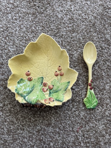 Carlton Ware Condiments Dish With Spoon Fantastic Condition Rare With Spoon !!! - Picture 18 of 24