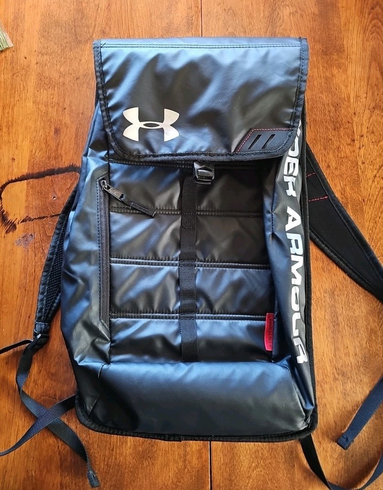 Under Armour Storm 1 Black Silver School Outdoor Backpack  