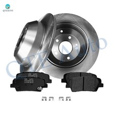 6P Rear 302mm Brake Disc Rotors-Ceramic Brake Pad For 2010-2018 Hyundai Santa FE
