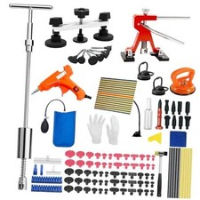 117 PCS Professional Paintless Dent Repair Kit, Car Dent Remover with 117pcs