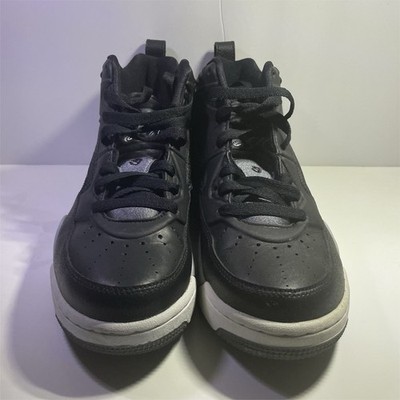 Jordan Men's Mid Top Basketball Sneakers Lace Up Black Gray White