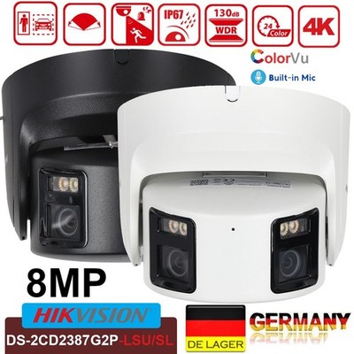 Hikvision 4K 8MP DS-2CD2387G2P-LSU/SL ColorVu 2-Way Audio 180° Panoramic kamera