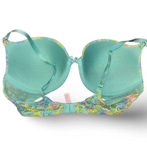 Victoria's Secret Lightly Lined Perfect Coverage Multicolor Tie-Dye Bra Size 38C - Picture 4 of 12