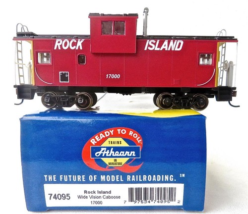 Caboose Athearn 74095 escala HO Rock Island visión ancha #17000 nuevo | Condition: New