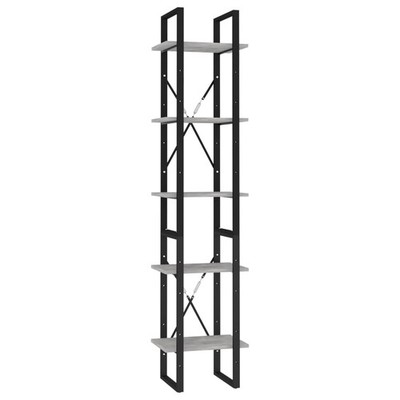 Bookshelf Bookcase Book Rack Standing Shelf Cabinet Engineered Wood vidaXL