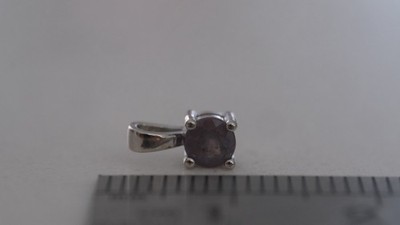 Natürlicher/erdabgebauter russischer Alexandrit Anhänger 14k 925