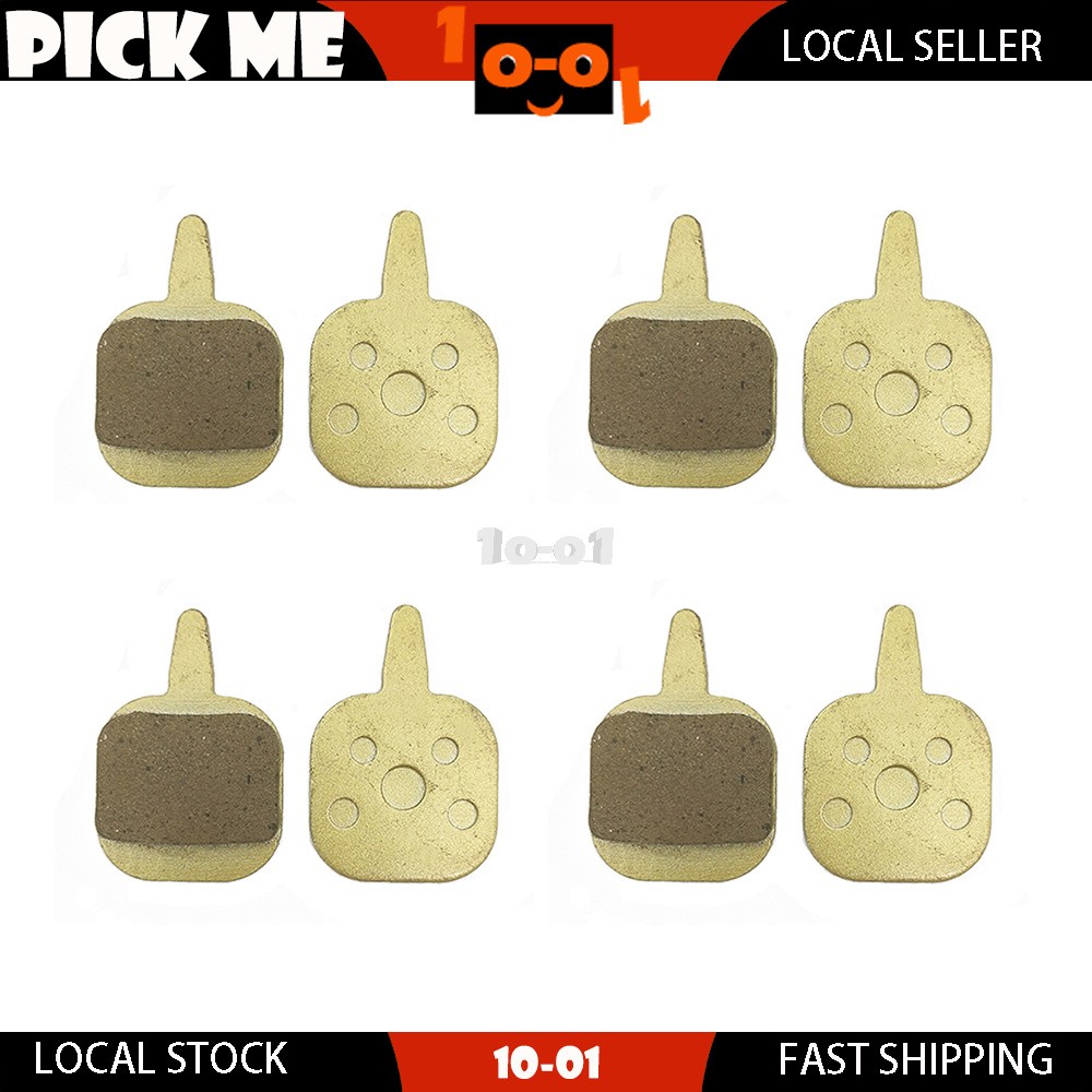 4 Pairs Full Metal Bicycle bike Disc Brake Pads For TEKTRO Novella Io Iox Auriga