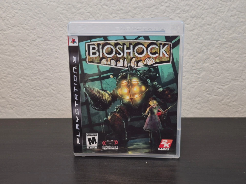 PS3 BioShock Game Early Print Complete w/ Manual Slipcover 2K (2008) Mint Disc - Image 2 of 4