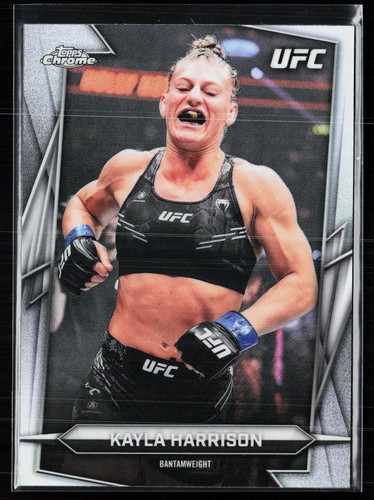 Kayla Harrison 2026 Topps Chrome UFC Refractor #55 MMA/UFC