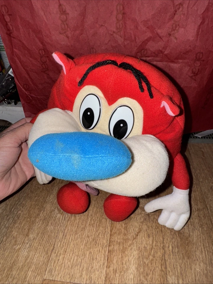 Boneca de pelúcia Mattel 1992 Ren Stimpy Talking - Imagem 2 de 4
