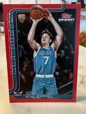 2025-26 Topps Hobby Rip Night Red SSP Kon Knueppel #BK24 Hornets
