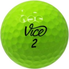 48 Vice Neon Green Mix Near Mint Quality Used Golf Balls AAAA FREE SHIP