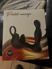 Electric Prostate Massager With Remote Silicone Toy