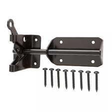 Black Heavy-Duty Gate Latch