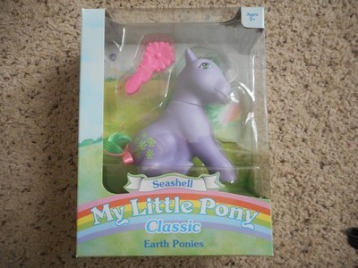 My Little Pony 35th Anniversary SEASHELL 2018 Classic Earth Ponies Basic Fun NEW