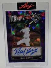 2025 Seasons In The Sun Nick Kurtz Crystal Purple /5 Auto Oakland Athletics A's 2025 Seasons In The Sun Nick Kurtz Crystal Purple /5 Auto Oakland Athletics A's