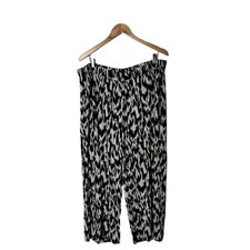 Chico's Travelers Print Ankle Pants Rayon Spandex Stretch Sport 3