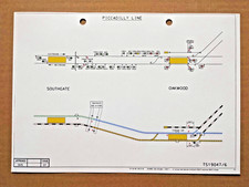 Oakwood Station - 2002 Original London Underground Reversing Points Diagram