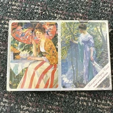 Laurel Ink Double Deck Playing Cards - Karl Buehr Art - YWCA Benefit 2 Pack