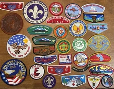 Vintage 1950s-80s Boy Scout Explorer Uniform Patch Collection Of 31 Different OA