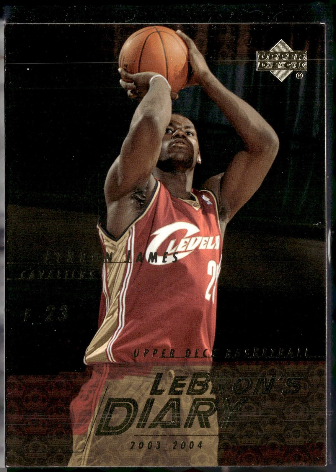 2003-04 Upper Deck #LJ12 LeBron James LeBron's Diary