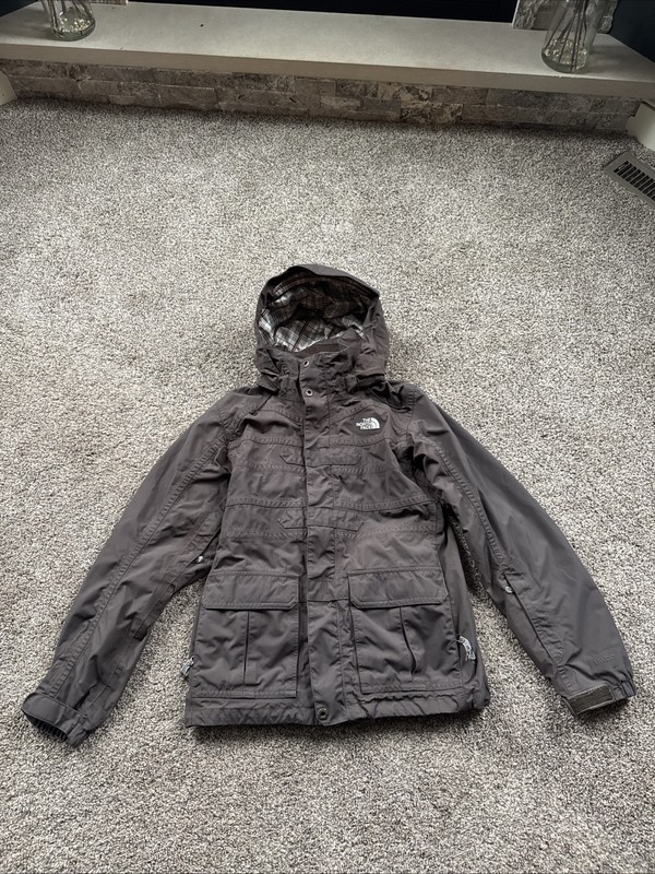 The North Face Women’s Medium Brown Coat Lightly Insulated Winter Jacket EUC