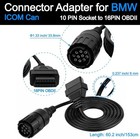 MOTORCYCLE MOTORBIKE DIAGNOSTIC CODE READER CABLE 10-16 PIN OBD CONNECTOR BMW