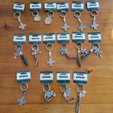 Sassy  Chic Decorative Keychains - Set of 16 Cross/Other Designs SR128 