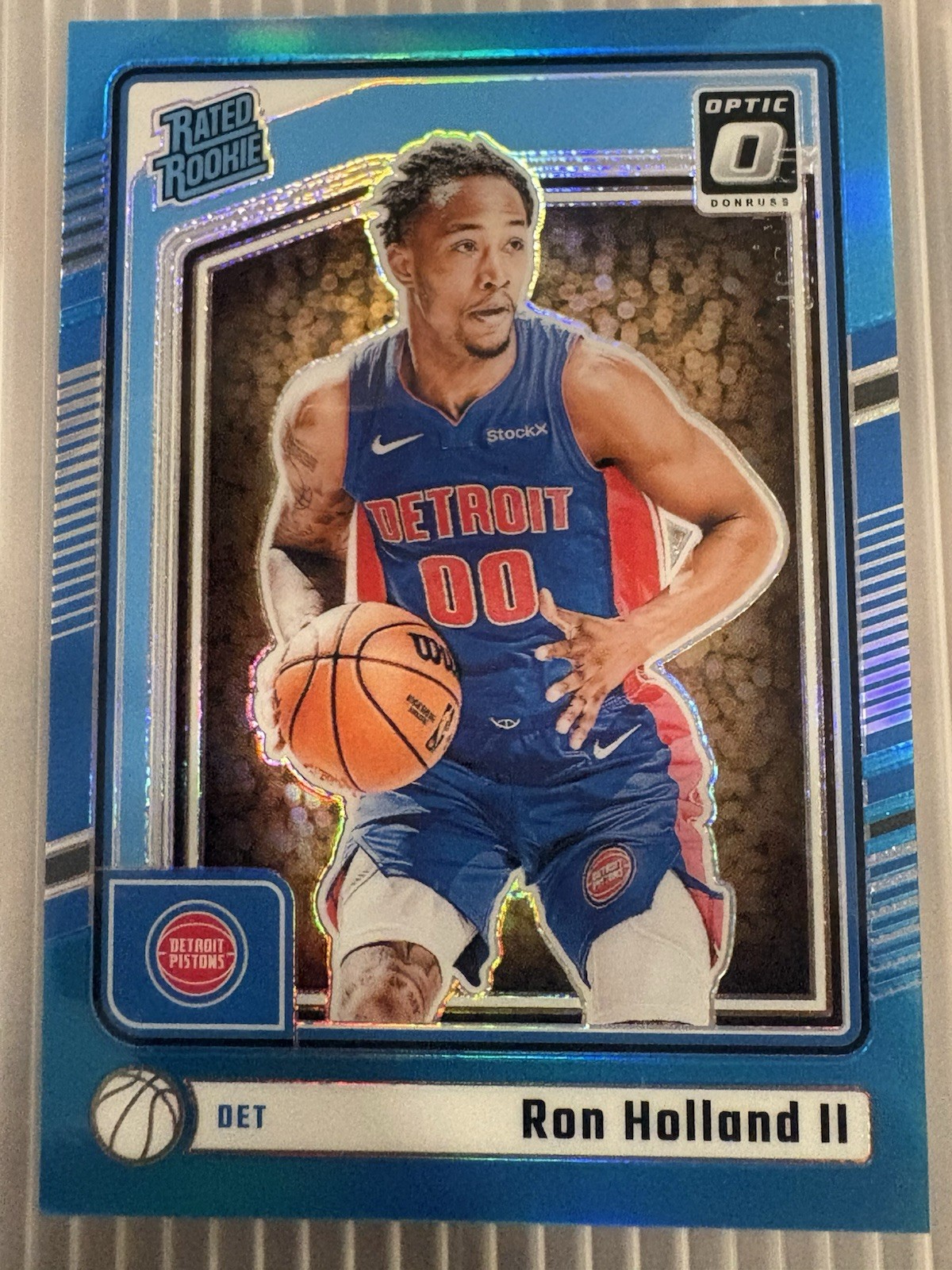 2024-25 Panini Donruss Optic - Rated Rookie Ron Holland II #291 Aqua Prizm /225
