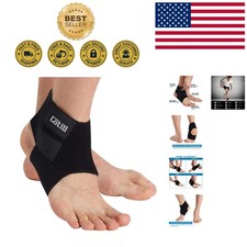 High-Performance Ankle Support for Sports - Adjustable Design, Fits 11" Circles
