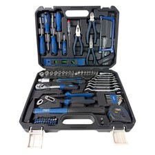 Scheppach 96 tlg. Bestückter Werkzeugkoffer Haushalt & Werkstatt Komplett-Set