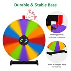WinSpin 24" Display Prize Wheel Red & Green Modular Custom Tabletop 12 Slots — photo 6