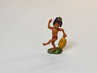 HP FIGUREN D Dschungelbuch Mogli mit Bananenstaude 1985 ORI GUT
