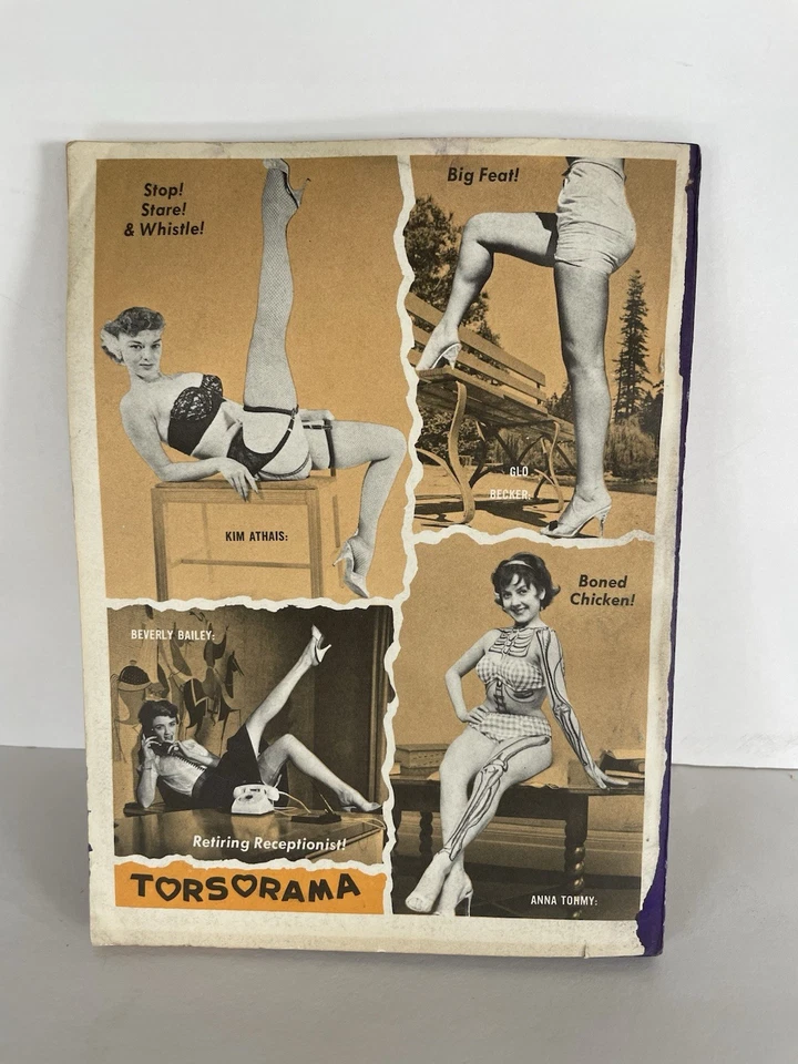 Stare Oct 1961 Vintage Collette Montell Pinup Magazine Timely Anna Tohmy - Image 2 of 4