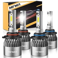 Bulbs Combo 6500K White 800 Brightness 40000LM, 9005 9006