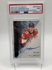 Mackie Samoskevich 2023 SP Authentic Retro Auto Future Watch Rookie /699 PSA 9